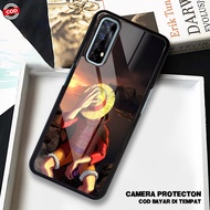 HP HS09 Case Realme 7 - 7 Pro Softcase Glass Kaca - Hardcase 2D Glossy - Protective Phone Case Lates