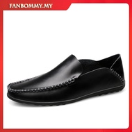 Ready to send|OPGP] Men's mens tomaz backless Loafer Casual Cow Leather Doug Boat Driving Shoes Slip