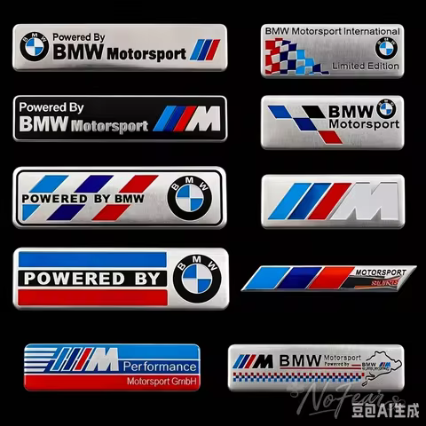 For BMW M E46 E90 E60 F30 G20 X1 X2 X3 X4 X5 X6 X7 i3 i4 i5 i7 M2 G30 Car Badge Sticker Body Trunk D