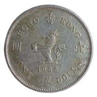 Koleksi Koin Hongkong 1 Dollar tahun 1988 K-4236