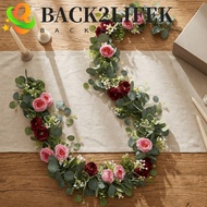 BACK2LIFEK Dressing Flower Garland, Artificial Flower Plastic Garland Hanging Plants, Easy Setup Sim