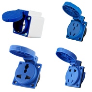 2-pin 16A box-type power outlet for generators 1-phase 2-hole 3-hole 5-hole power outlet 10-16A