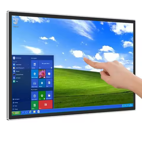 43 inch lcd tv capacitive Wall Mount Smart Board Interactive Flat Panel Display All in One PC kiosk 