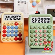 GIOVANNI Colorful Calculator, Cartoon Buttons 8 Digits Mini Scientific Calculator, Finance Lightweig