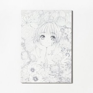 庫洛魔法使 透明牌篇 木質明信片 木之本桜・ケロちゃん