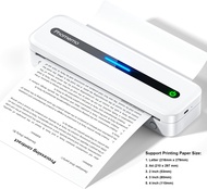 Phomemo M832 Portable Printers Wireless for Travel, Upgrade Bluetooth Thermal Printer, No Ink Printer Support 8.5'' x 11'' Letter &amp; A4 &amp; 2/3/4inch Thermal Paper, Compatible with Phone &amp; Laptop