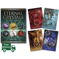 ส่งฟรี ! [ไพ่แท้-หายาก] Eternal Crystals Oracle Cards Rachelle Charman ทาโรต์ ออราเคิล ยิปซี ทาโร่ ห