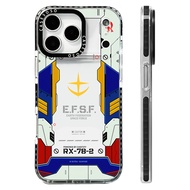 E.F.S.F GUNDAM Blue White Mecha Case Compatible For IPhone11 12 13 14 15 16 17 Pro Max 13Mini Cover 