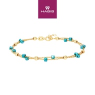 HABIB 585/14K Yellow Gold Bracelet 714-BR TWJ01-MY-Y