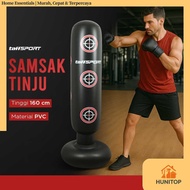 TaffSPORT Vertical Punching Bag Inflatable Punching Bag Pole 160cm - DS0097