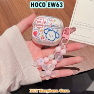 【Future star】For HOCO EW63 Casing Case Soft Silicone Earphone Case DIY Cartoon Innovative