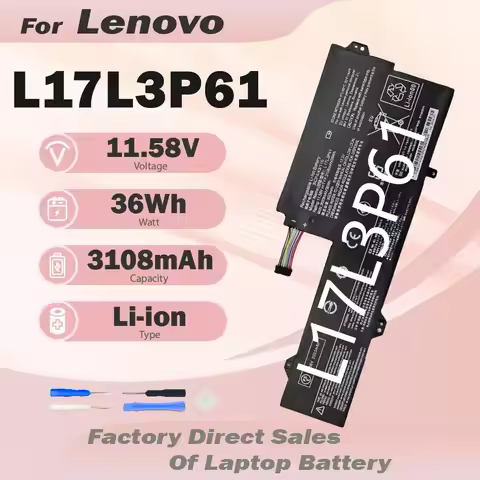 L17L3P61 L17C3P61 Notebook Battery For Lenovo IdeaPad 320S-13IKB,Yoga 720-12IKB 330-11IGM,For xiaoxi