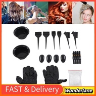 wonderlane OPPWONG Hair Color Bowl and Brush Set  26Pcs Kit Dye Dying Tools for Household Beauty Sal