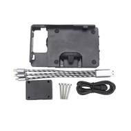 ที่ยึดอะแดปเตอร์ตัวยึดอุปกรณ์นำทาง GPS รถจักรยานยนต์สมาร์ทโฟนสีดำสำหรับ DL650 Suzuki DL1000 DL 650 D