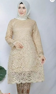 Atasan Kebaya Modern Style Modis Cantik Tunik Terbaru Kebaya Modern Brokat Model Tunik/ Kebaya Pesta