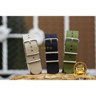 Nato Strap Canvas Nylon Fabric WatchTALI 18mm 20mm 22mm