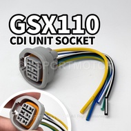 SUZUKI GSX110 CDI UNIT SOCKET (STANDARD) C.D.I UNIT SOCKET WIRE WIRING GSX 110