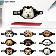 DIGIFOUNDER Funny Dog Car Sticker Scratch Cover Bumper Decal for Vehicle Cute Cartoon PVC Vinyl for 