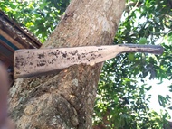 Golok Pemotong Kayu Pohon Jati Besar - Pisau Sabit Bendo  LurusPotong Bambu dan Kelapa