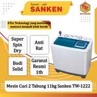 Mesin Cuci 2 Tabung 11kg Sanken TW-1222