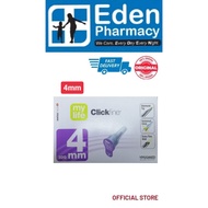 Mylife ClickfineYPSOMED DiamondTip pen insulin needle 4mm 32G