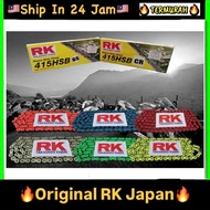 415 CHAIN RK JAPAN PINK GREEN OREN GOLD 415-132L CHAIN HEAVY DUTY RANTAI RK LIMITED EDITION PURPLE 4