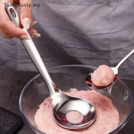 TasteTasty Stainless Steel Croquettes Meatball Spoon Mold Non- Maker Meat Press Tools Creative Kitch