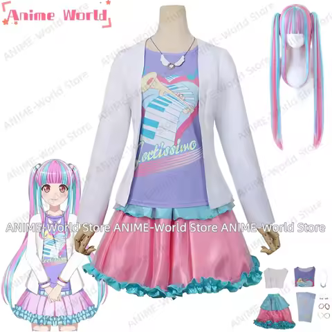 《Custom Size》Anime BanG Dream 7thLIVE RAISE A SUILEN RAS Nyubara Reona PAREO Cosplay Costume Party H