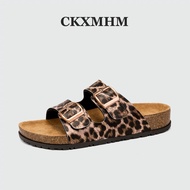 CKXMHM 36-45 Men Sandals Women Sandals Leather Mules