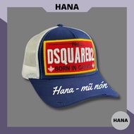 DSQUARED2 Men's and Women's Fashion Button Mesh Cap, Dsquared2 Mesh Hat with H16 Mesh