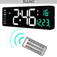 Large Digital Wall Clock Temperature Date Electronic Clock Digital Wall Clock Digital Calander