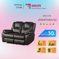 Ghế sofa đôi ngã lưng thư giãn bằng điện sang trọng SMLIFE Jonathan E2 D157 x R96 x C99cm nâng hạ lư