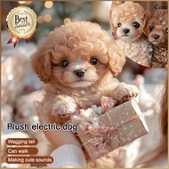 Ai robot puppy pet companion electric dog plush stall simulation dog soul robot ai dog