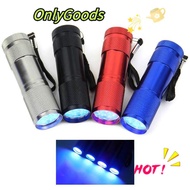 ONLYGOODSS 9 LED Flashlight 395nm Detection Light Durable UV Torch