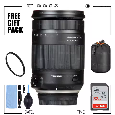 Tamron 18-400mm F/3.5-6.3 Di II VC HLD APS-C telephoto zoom lens for Canon Nikon mounts