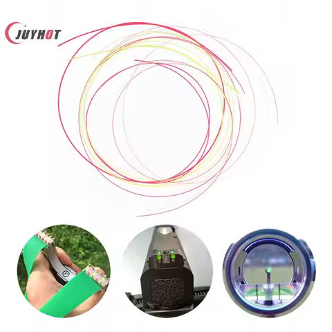 1m Fiber Optic Bow Sight Fiber Red Green 0.5/2mm Slingshot Compound Bow Sight Pin Bow Sight Accessor