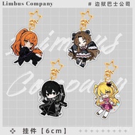 Ishmael Rodion Anime Keychain, Limbus Men Women Fashion Cartoon Cute Character Acrylic Keyring Penda