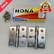 / Door Hinges, 3 Piece Window Hinges, 3 Inch/ Silver/HoNa, Door Lock/s