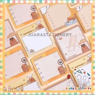 (795) Capybara Sticky Note 50 pages Sticky Note Post It Capybara Sticky Note Fancy