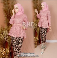 RR Setelan Kebaya//Set Kebaya Aurora Brokat Harga Promo//Kebaya Modern//Kebaya Terlaris Harga Promo
