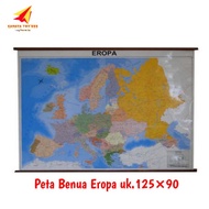 European Continent Map (Frame + Hanging)