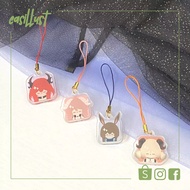 Arknights A9 keychain/keychain (with sticker of the same model)