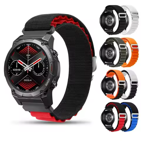 22mm Nylon Strap For Zeblaze Vibe 7 Pro Watch Band For Zeblaze Stratos 2 3 Btalk 2 Lite Ares 3 Pro B