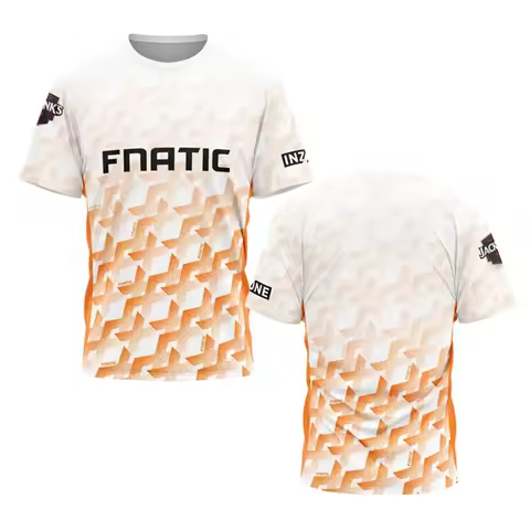 2025 FNC Esports Club New Support Men Jersey T-Shirt League Of Legends CSGO2 Valorant Game Tees Fnat