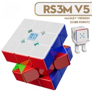 MOYU ของเล่น V5แม่เหล็ก3X3X3X3ลูกบาศก์มายากล RS3M แม่เหล็ก3 × 3ลูกบาศก์ความเร็วแม่เหล็กเกมส์ประลองคว