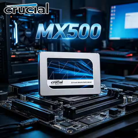 Crucial MX500 2.5 Inch SATA SSD 240G 500GB 1TB 2TB,3D NAND Fast Storage Drive for Laptop Desktop Gam
