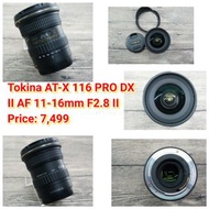 Tokina AT-X 116 PRO DX II AF 11-16mm F2.8 II
