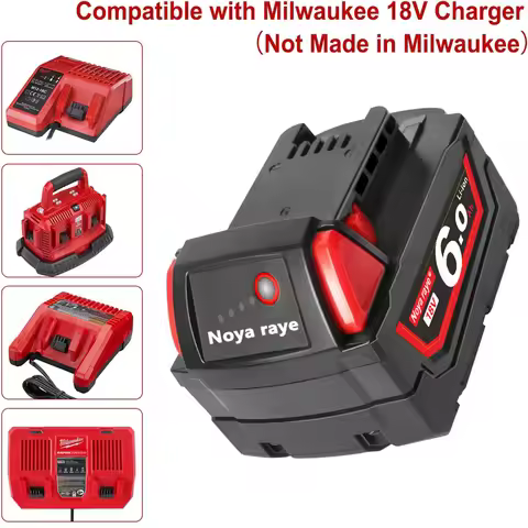 For Milwaukee M18 M12 3.0-9.0Ah lithium-ion battery, high-power rechargeable, compatible with daily 