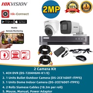 Hikvision CCTV Camera 2MP Full HD With Audio Complete CCTV Set Package CCTV Security Systems 4/8 Cha