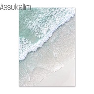 Coconut Tree Art Prints - Beach Wall Poster - Palm Canvas Pictures - Building Print Paintings - Nord